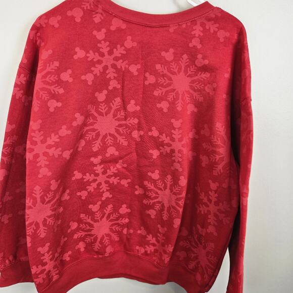 Disney Mickey Mouse Holiday Lights Sweatshirt JRs XL (15/17) Christmas Funny - Picture 4 of 4